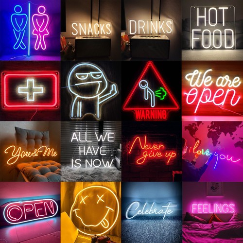 Insegna led neon luce - insegna, usb