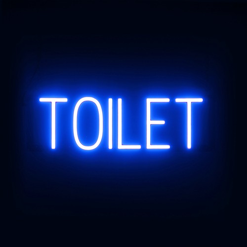 Insegna spellbrite - insegna, wc
