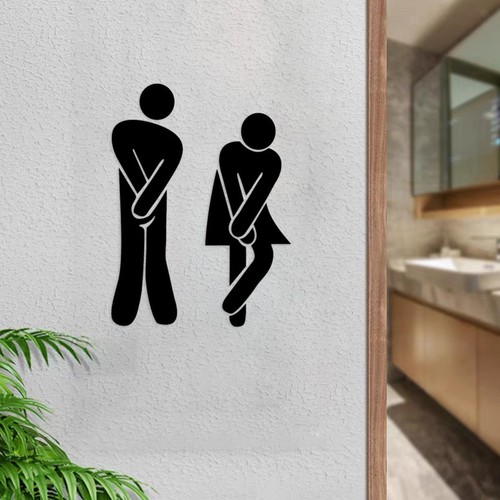 Insegne per bagno - per, e