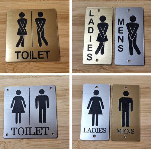 Insegna porta uomo donna - uomo,