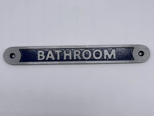 Insegna bagno per - per, blu