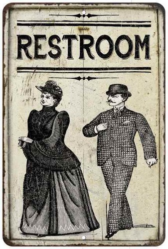 Insegna bagno uomo - , donna