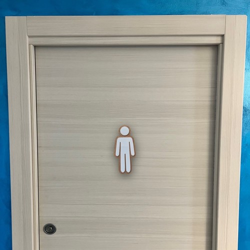 Insegne bagno uomo - insegne,