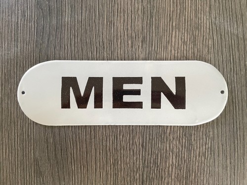 Insegna porta bagno uomini - bagno, "uomini"