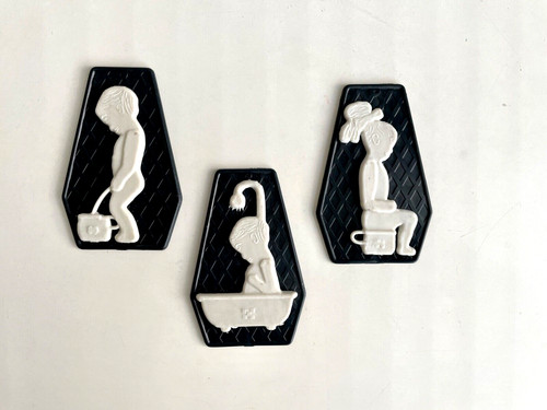 Bagno insegna plastica - wc,