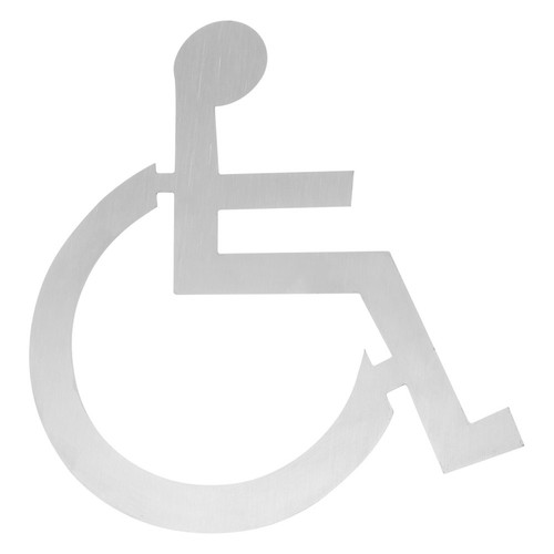 Cartello disabili bagno targa - cartello,