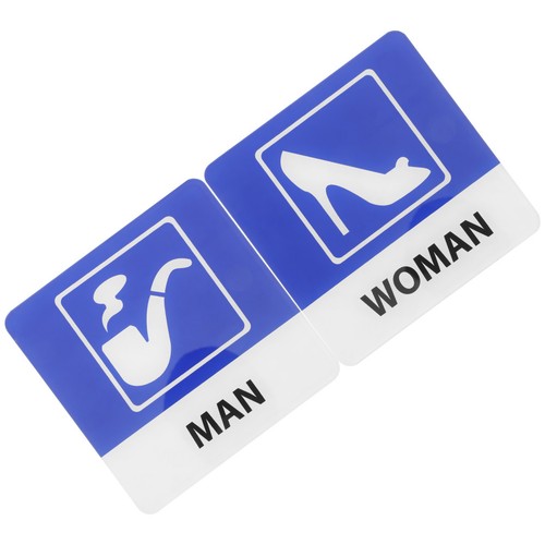 Pcs cartello toilette - 2, per