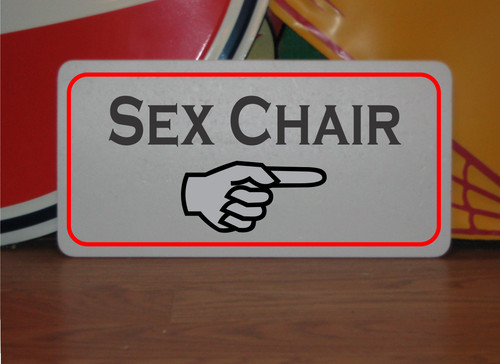 Sex chair con insegna - chair,